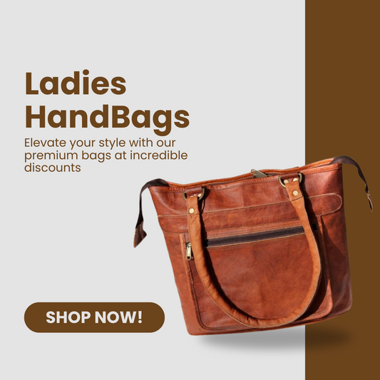 Classic Brown Leather Handbag for Women – Elegant Everyday Shoulder Bag
