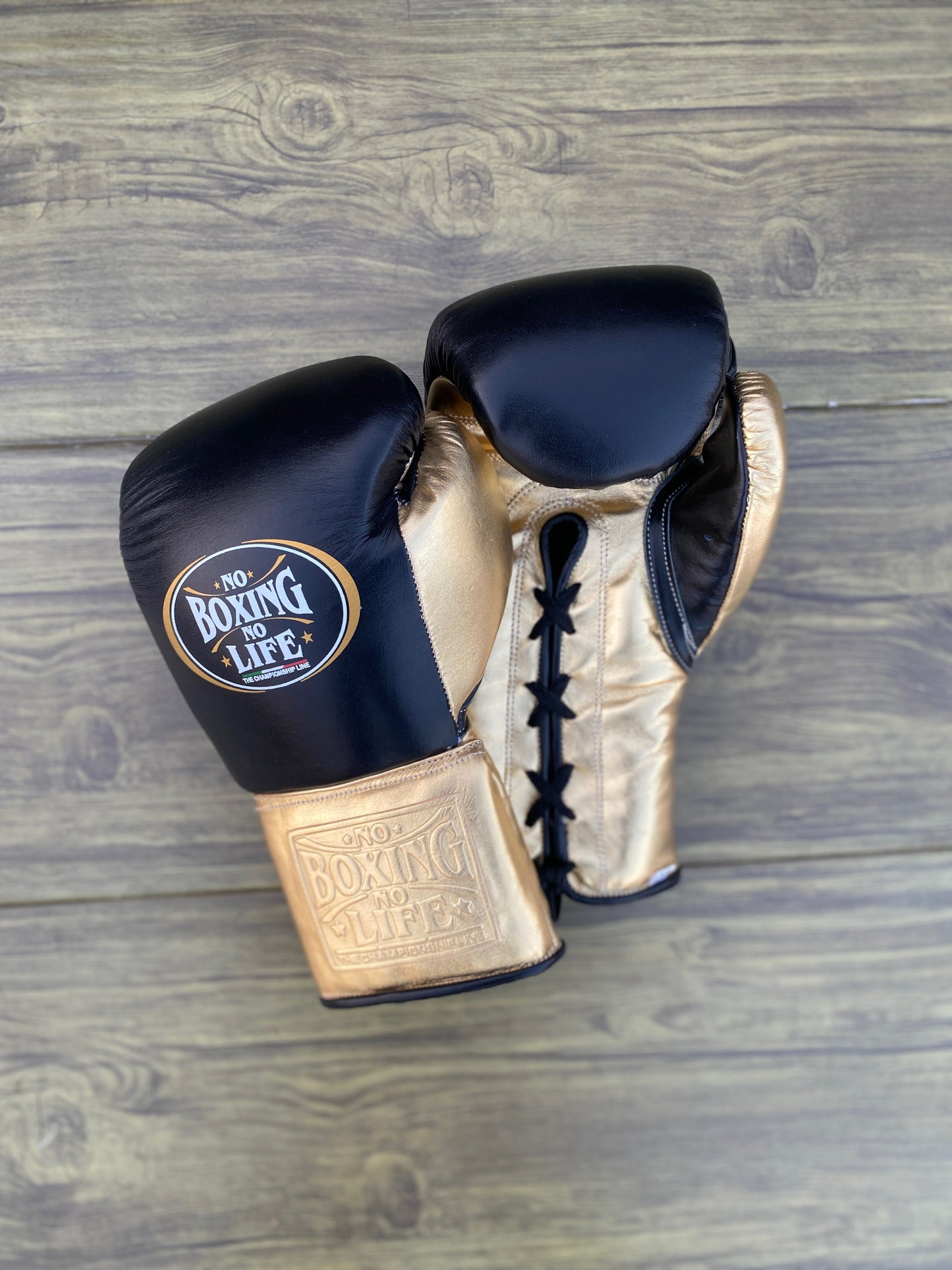 No Boxing No Life set, NBNL Black/Gold Boxing set, No Boxing No Life Head Guard