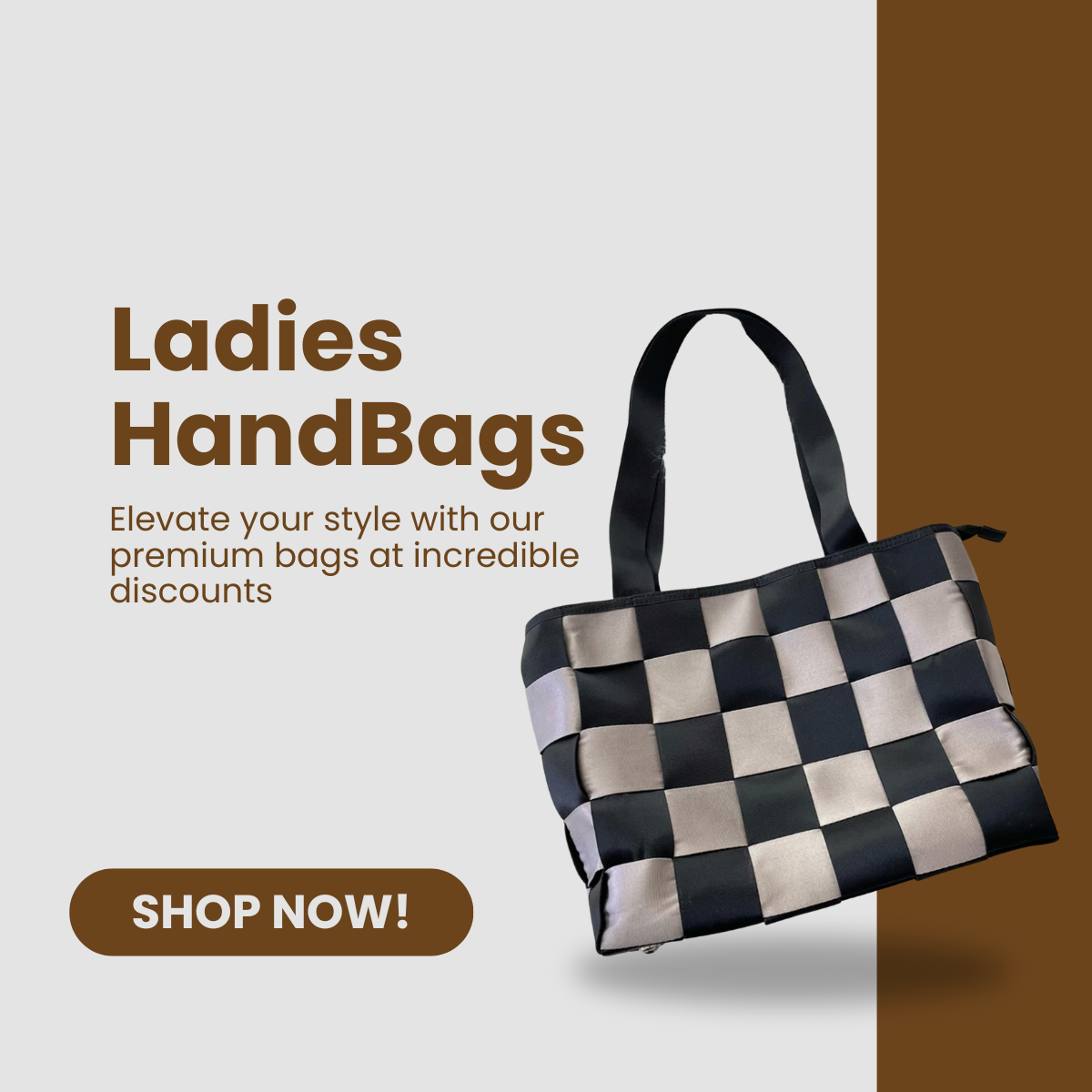 Modern Box-Style Handbag for Women – Minimalist Chic Shoulder Bag