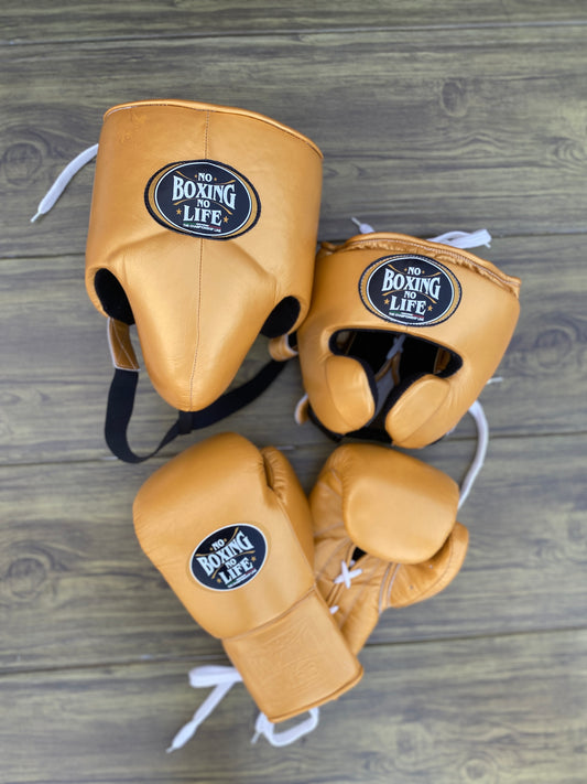 No Boxing No Life set, NBNL Golden Boxing set, No Boxing No Life Head Guard